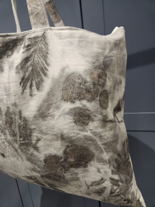 Botanical Printed Reversible Bag - Off-cut piece of fabric (CCB2) Printed.March2024 - Image 4