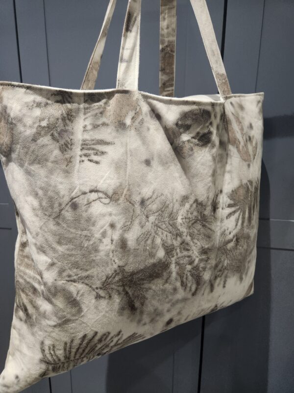 Botanical Printed Reversible Bag - Off-cut piece of fabric (CCB2) Printed.March2024